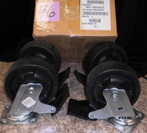 FAULTLESS NEW 6&#034; X 2&#034; CASTORS all four swivle