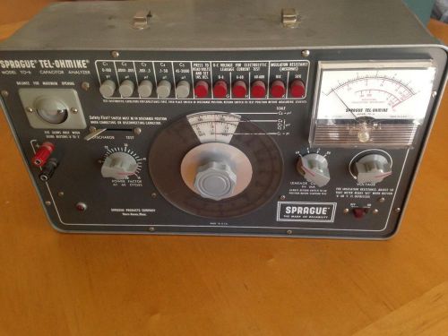 Sprague-Tel-Ohmike-model-TO-6A-Capacitor-Analyzer Raad Description