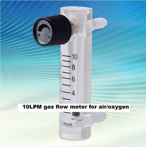 10lpm air/oxygen/gas rotameter flow meter flowmeter acrylic **new** for sale