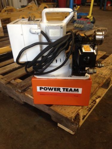 SPX POWER TEAM:  ELECT / HYD   (10K PSI )  DOUBLE ACTING POWER UNIT   P# PE554S