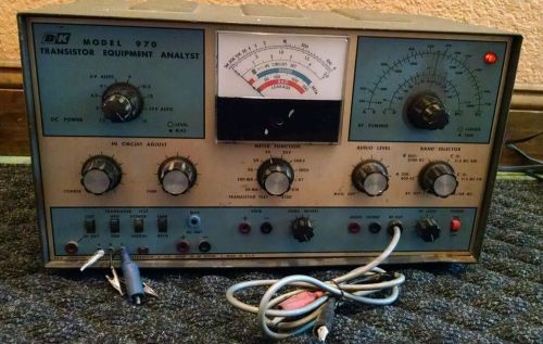 B&amp;K Transistor Equipment Analyst Model 970 Transistor checker, AF/RF Generator,