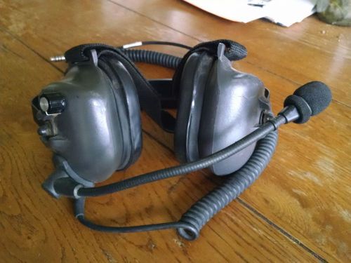 Setcom Headset Model CSB-PSE/R-15 Dual Earpiece w/ Microphone