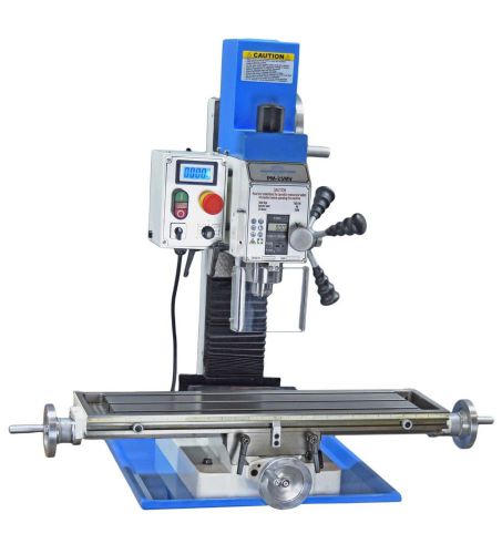 PM-25-MV VERTICAL BENCH TOP MILLING MACHINE, 3 YEAR WARRANTY FREE SHIPPING!