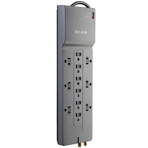 Belkin BE112230-08 Home/Office Surge Protector 12-Outlet 8ft Cord