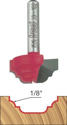 NEW FREUD 39-102 1&#034; DIAMETER COVE &amp; BEAD GROOVE ROUTER BIT w/ 1/4&#034; SHANK