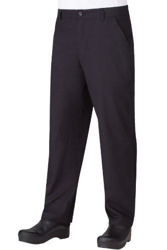 Chef Works PS005 Men&#039;s Essential Pro Pants, Size 28, Black