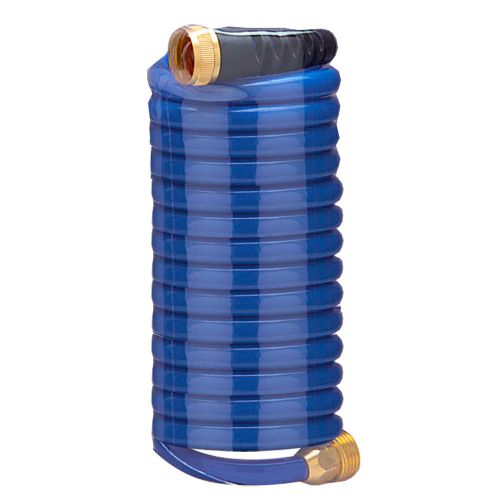 HoseCoil 15&#039; Blue Self Coiling Hose w/Flex Relief HS1500HP