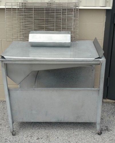 Belshaw Glazing Station Donut Icing Table HG18-EZ Cart    17&#034; X  25&#034;