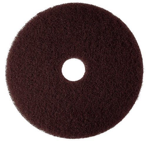 3M Brown Stripper Pad 7100, 12&#034; Floor Stripper Pad (Case of 5)