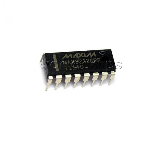 20PCS RS-232 DRIVER/RECEIVER IC MAXIM DIP-16 MAX3232CPE MAX3232CPE MAX3232 W