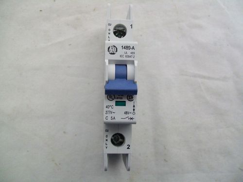 Allen-Bradley 1489-A1C050 SER. A  5 Amp 1 Pole Circuit Breaker 277V  10kA I.R.