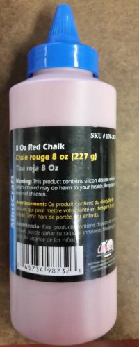 12 BOTTLES NEW MINTCRAFT SKU# 170-3123  8oz RED CHALK