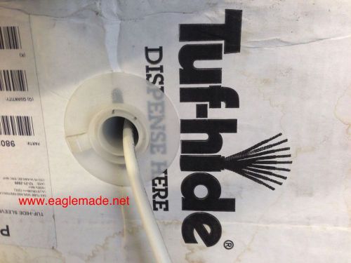 60 feet Tesla Coil  Wire High Voltage Wire GTO 15 KV 14 gage White NEW Tuf Hide