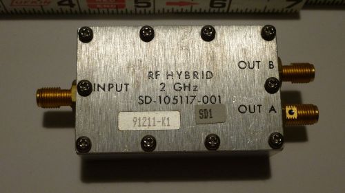 Harris Microwave Hybrid Power Splitter 2 GHz SMA TESTED