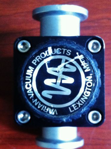 Varian Aluminum Block Valve, NW25,  In Line H/O L9180302