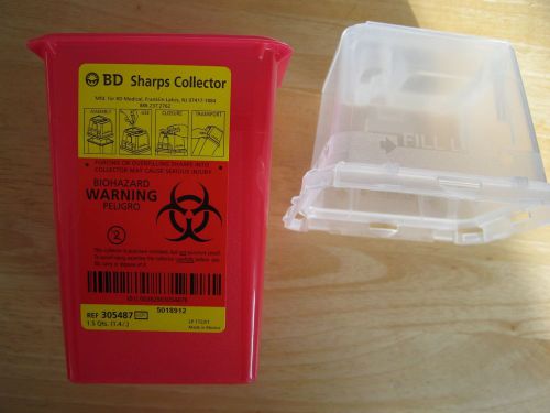 BD Sharps Collector 1.5Qt #305487 New