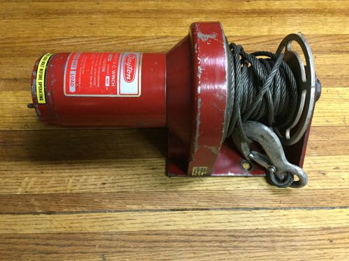 Dayton 12V DC Electric Winch Model 6X190B 1500 lbs capacity