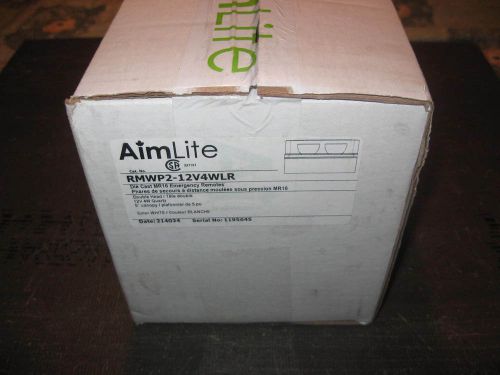 &#034; New in Box &#034; Aimlite Emergency Lighting RMWP Series Double Head 12V 4W LED