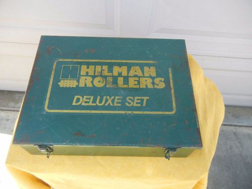 HILMAN 3TON MACHINE EQUIPMENT SKATES ROLLER DOLLIES SET*XLNT* HILLMAN