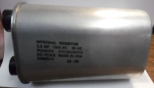 Ronken Capacitor Item# 81C38285H14   -   2.8 MF 1800AC 60HZ