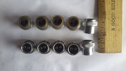 (10) Ampheniol Connectors - # MC2M - 2 Pin Socket