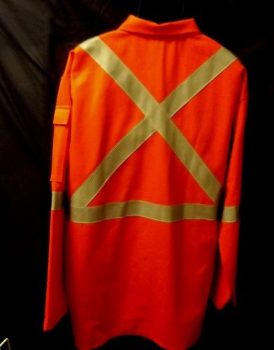 Burlington Northern Sportex Welding Hotwork Flame Resistant 2XL Tall Jacket Coat