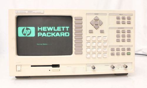 HP Agilent 35660A Dynamic Spectrum Analyzer GOOD WORKING CONDITION Network