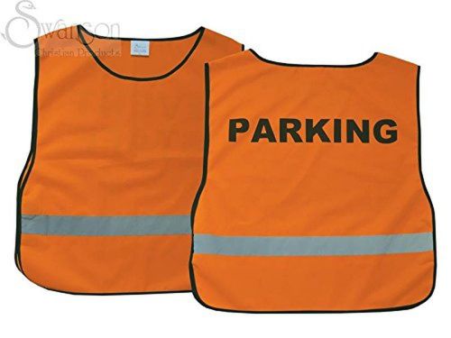 Safety vest orange x-large parking for sale