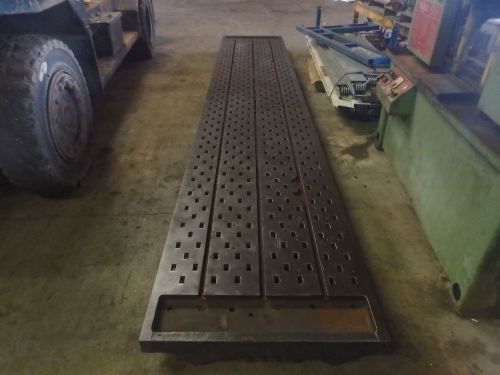 208&#034; x 36&#034;x 8&#034; Steel Acorn Welding T-Slot Table Cast Iron Layout Plate Fixture