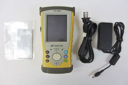 Topcon fc-200 data collector w/ pocket 3d version 9.2.1 gps survey, bluetooth for sale