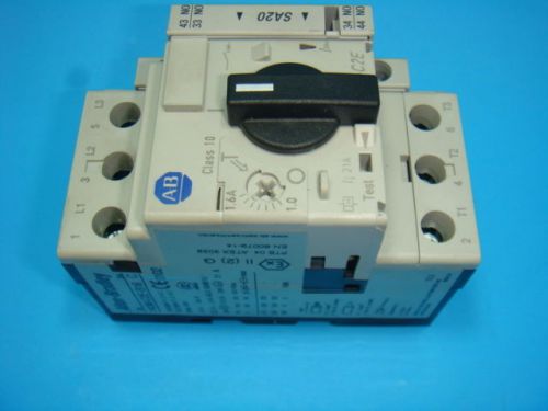 Allen Bradley 140M-C2E-B16 Motor Protector w/ 140M-C-A, Excellent Condition