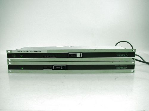 Lot of 2 Rack Mount Jerrold General Instruments Model S890D Demodulator 60hz