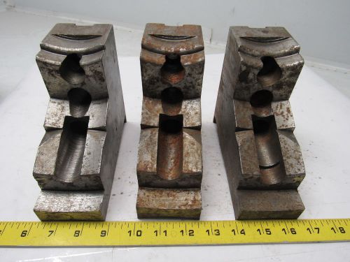 Dillion AB12 25W 12&#034; Diameter Soft Jaws Machined For Round Stock Radius Lot of 3