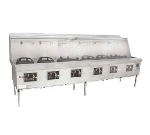 Town YF-6-STD York® Wok Range Gas (6) chambers