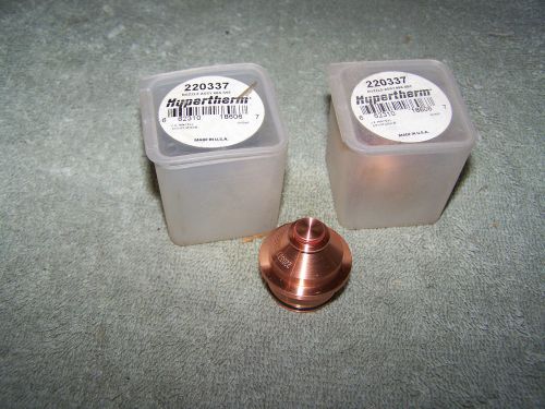 LOT OF (2) HYPERTHERM 220337 80A NOZZLE PLASMA CUTTING PART