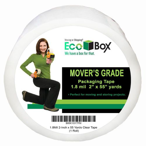 Ecobox 1.8mil 2-inch x 55 yards clear tape (e-569-1) for sale