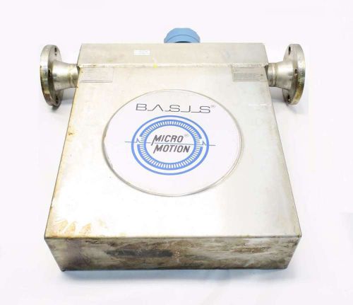 MICRO MOTION F200SR418SC BASIS 2 IN 150 FLANGED MASS FLOW SENSOR D529609