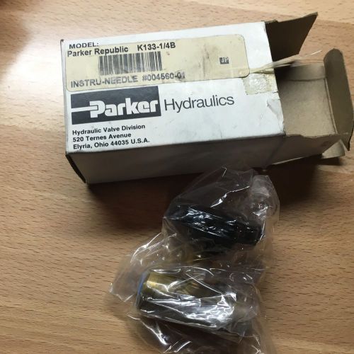 PARKER NEEDLE VALVE S133-1/4B INSTRU-NEEDLE 004560-01 NIB