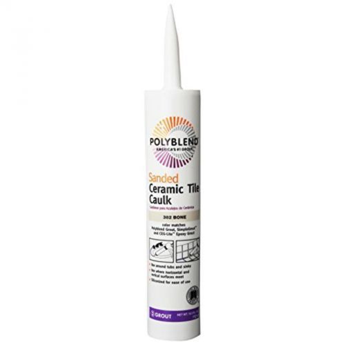 Bone Tile Caulk, 10.5-Oz Custom Building Products Caulking and Adhesives