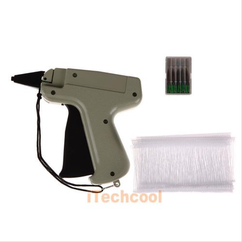 Regular Clothes Garment Price Label Tagging Tag Gun 3&#034; 1000 Barbs + 5 Needles