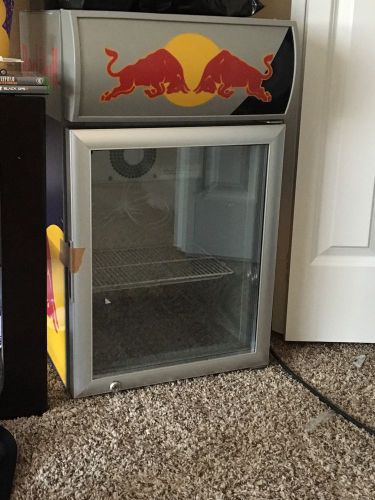 red bull mini fridge