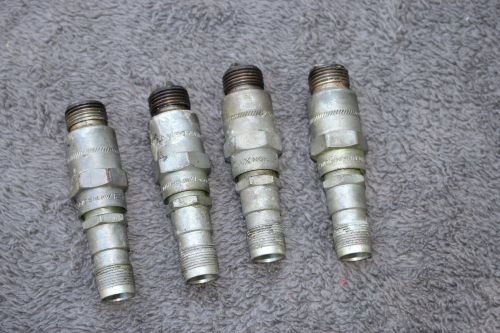 LOT 4 Mtl Jacket SPARK PLUGS Military Gas Engine Teledyne 6HP 4A032-4 Steam punk