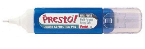 PENTEL ZL31-W   PRESTO JUMBO CORRECTION PEN FINE POINT