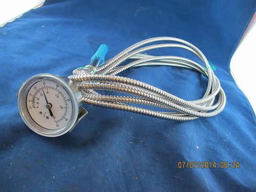 Capillary Indicator Thermometer 17 Foot Capillary Tube &amp; Bulb NEW Military