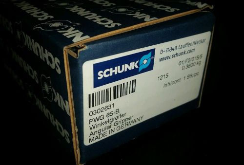 SCHUNK PWG 65-B ANGULAR GRIPPER  P# 302631