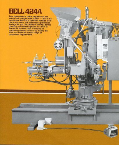 Bell 424-B Double end Trim &amp; Bore - Chair machine