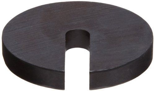Small Parts Steel Slotted Washer, Black Oxide Finish, #6 Hole Size, 0.281&#034; ID,