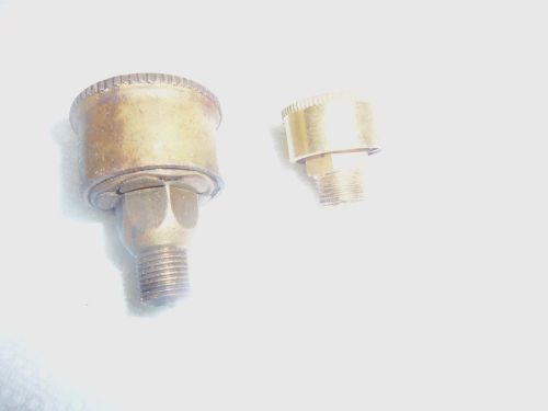Grease cups brass (one lot of two) for sale