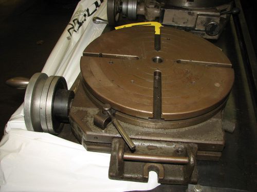 15&#034; Bridgeport Model B-15 Horizontal Rotary Table, S/N 13917