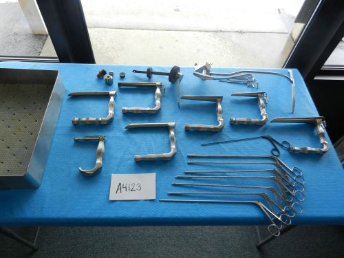 Pilling Storz ENT Laryngeal Jako Kleinsasser &amp; Laryngoscope Instrument Set